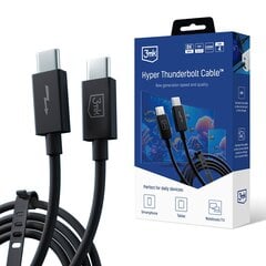 3MK Hyper ThunderBolt Cable hinta ja tiedot | Puhelinkaapelit | hobbyhall.fi