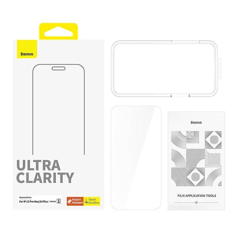 Baseus OS Diamond Series Tempered Glass Screen Protector hinta ja tiedot | Näytönsuojakalvot ja -lasit | hobbyhall.fi