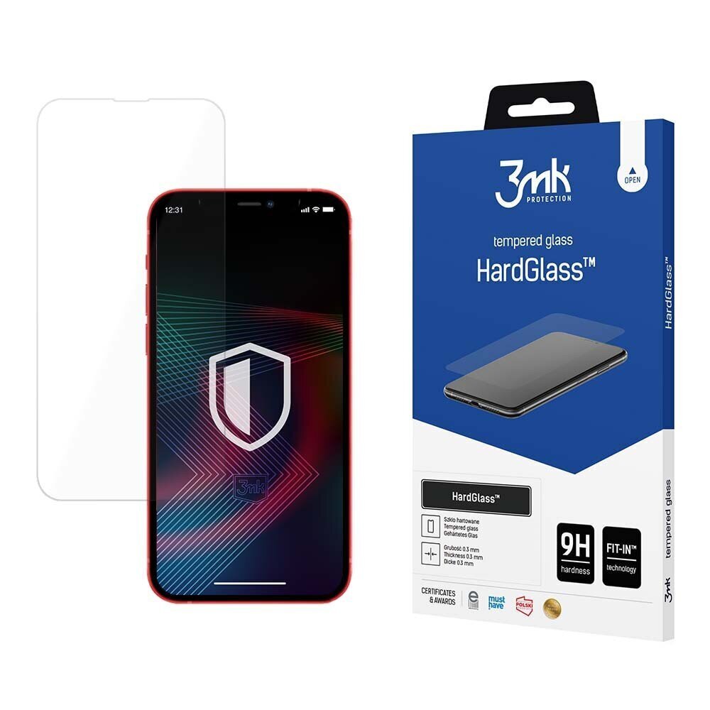 3mk HardGlass Tempered Glass 53407 hinta ja tiedot | Näytönsuojakalvot ja -lasit | hobbyhall.fi