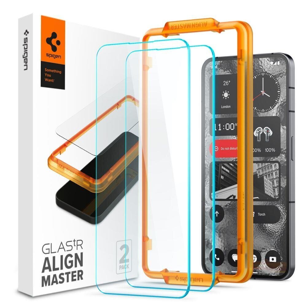 Spigen AlignMaster Nothing Phone 2 hinta ja tiedot | Näytönsuojakalvot ja -lasit | hobbyhall.fi