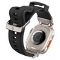 Spigen DuraPro Armor Apple Watch 4|5|6|7|SE 42|44|45|49 mm black AMP06065 hinta ja tiedot | Älykellojen ja aktiivisuusrannekkeiden lisätarvikkeet | hobbyhall.fi