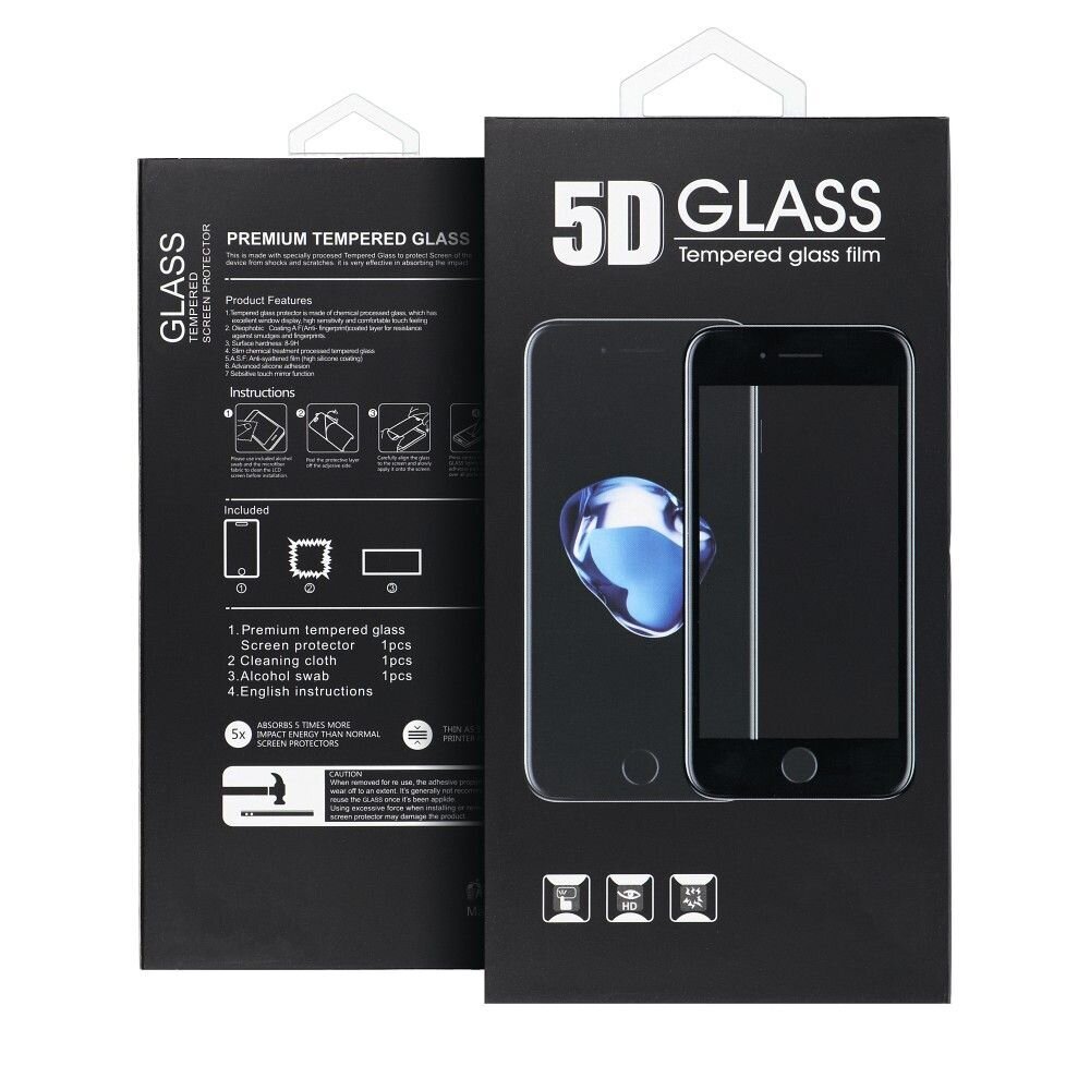 5D Full Glue Tempered Glass hinta ja tiedot | Näytönsuojakalvot ja -lasit | hobbyhall.fi