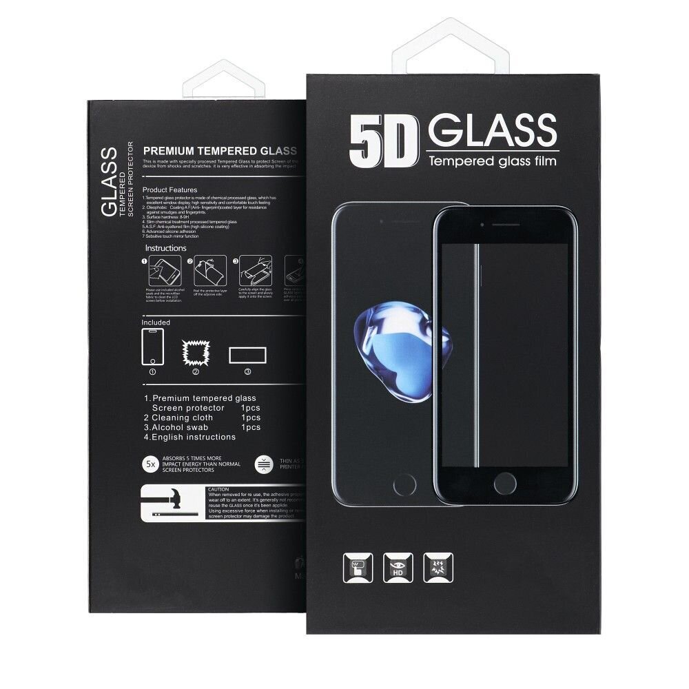 OEM 5D Full Glue Tempered Glass hinta ja tiedot | Näytönsuojakalvot ja -lasit | hobbyhall.fi