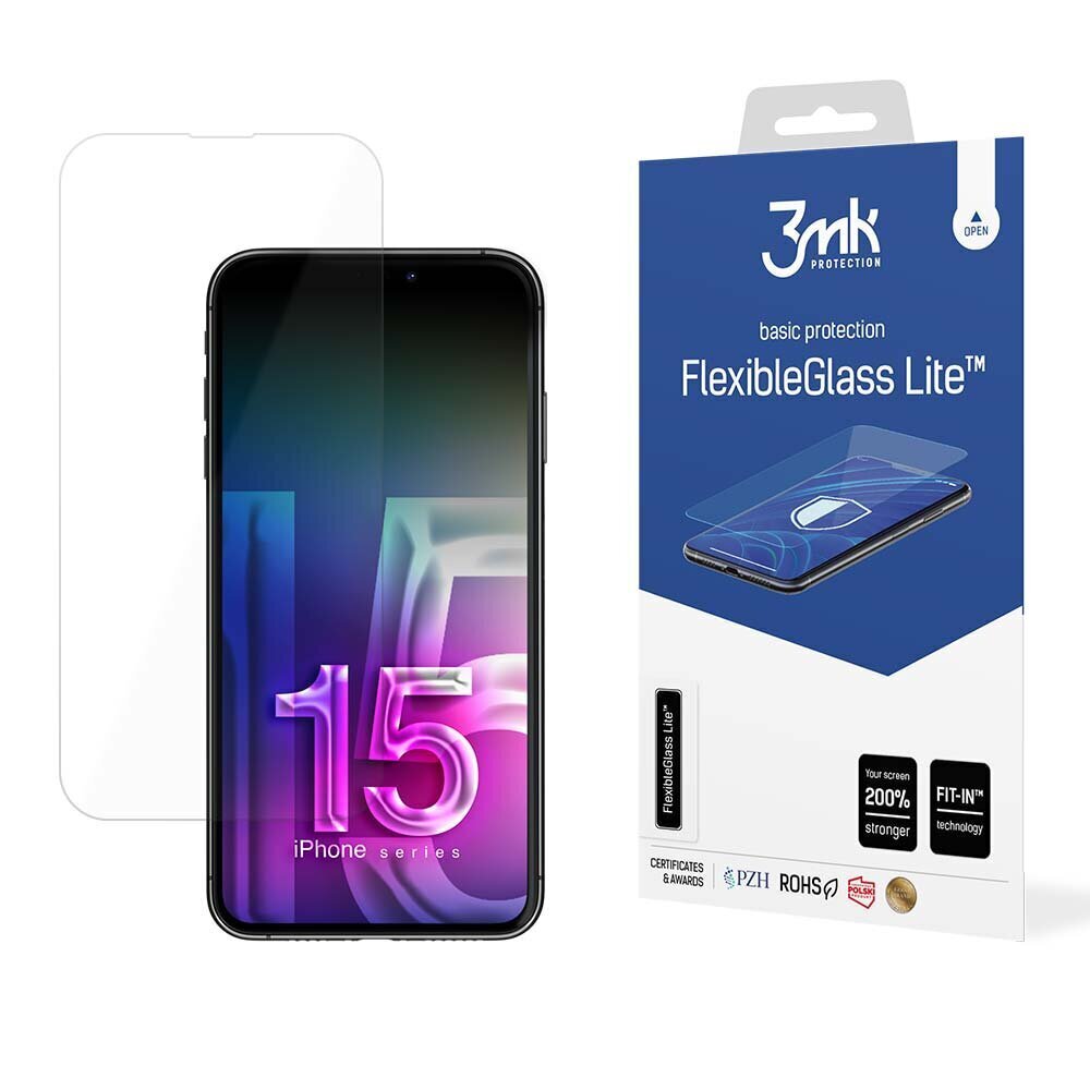 3mk FlexibleGlass Lite™ screen protector 5903108535311 hinta ja tiedot | Näytönsuojakalvot ja -lasit | hobbyhall.fi