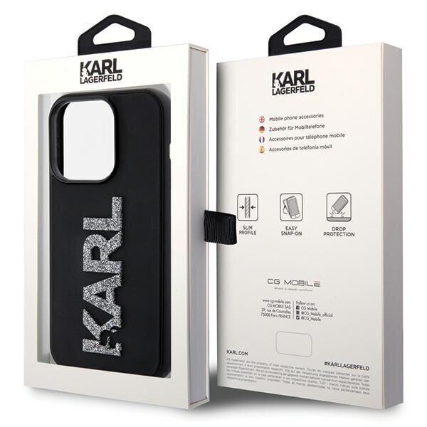 CG Mobile Karl Lagerfeld Case KLHCP15L3DMBKCK hinta ja tiedot | Puhelimen kuoret ja kotelot | hobbyhall.fi