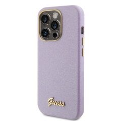 CG Mobile Guess PU Glitter Full Wrapped Case GUHCP15LPGMCSL hinta ja tiedot | Puhelimen kuoret ja kotelot | hobbyhall.fi