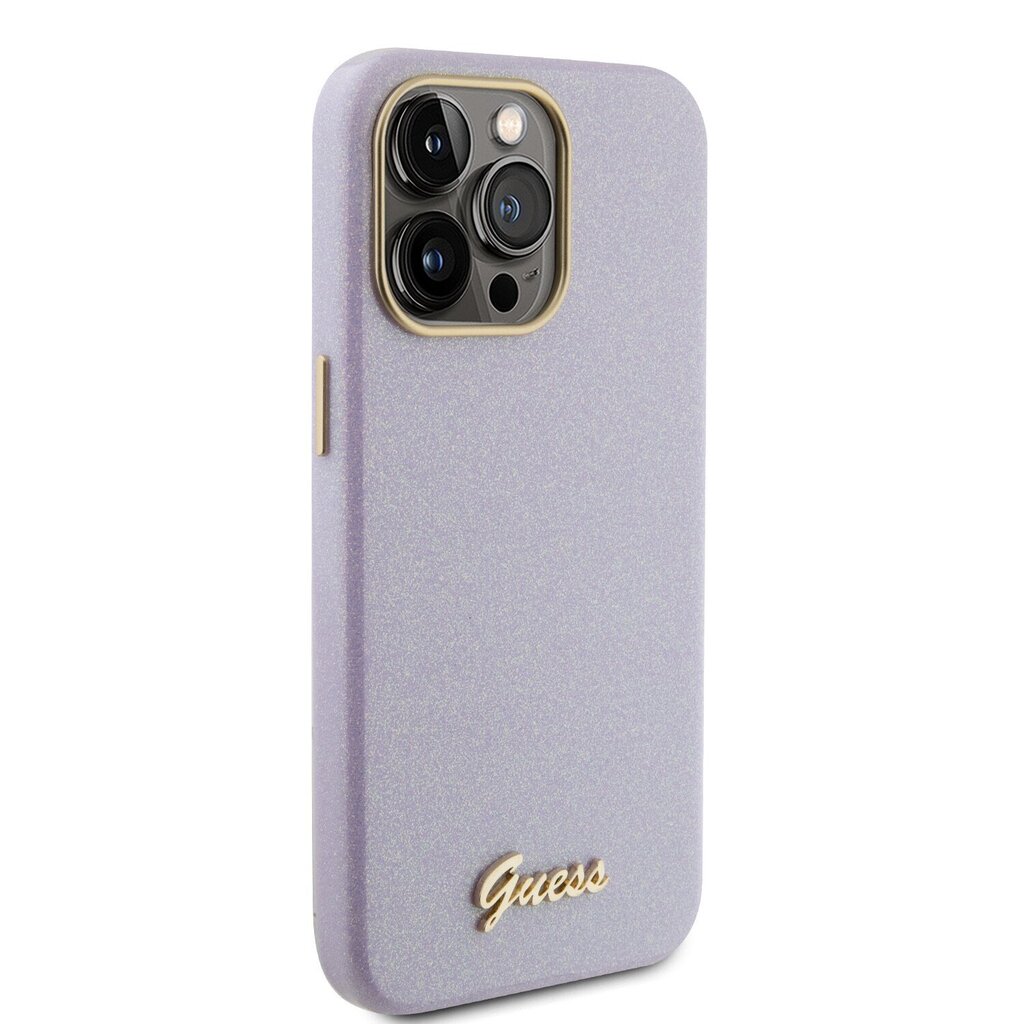 CG Mobile Guess PU Glitter Full Wrapped Case GUHCP15XPGMCSL hinta ja tiedot | Puhelimen kuoret ja kotelot | hobbyhall.fi