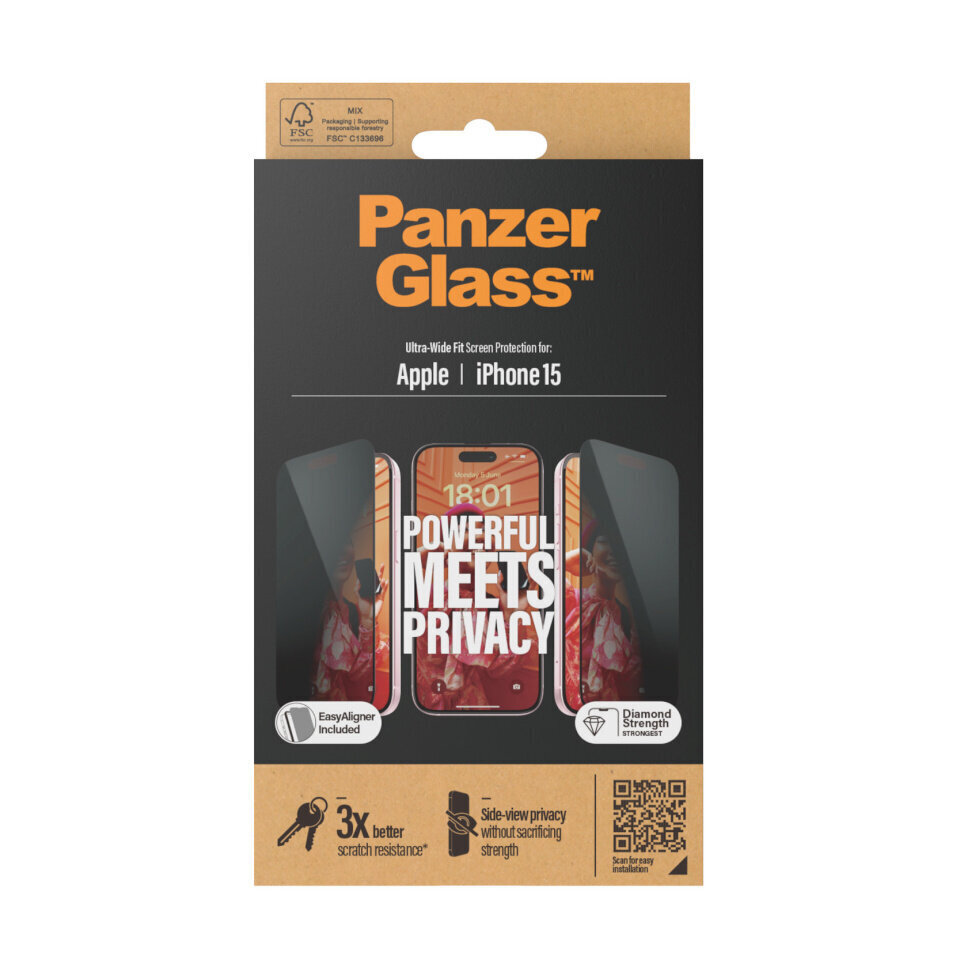 PanzerGlass Ultra wide fit hinta ja tiedot | Näytönsuojakalvot ja -lasit | hobbyhall.fi