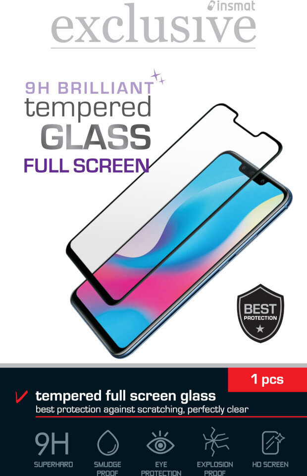 Insmat 9H Full Screen Tempered Glass 861-1491 hinta ja tiedot | Näytönsuojakalvot ja -lasit | hobbyhall.fi