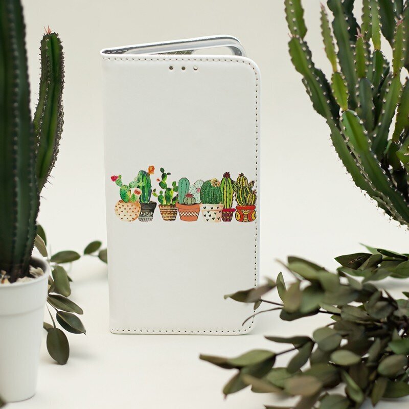 TelForceOne Smart Trendy Cactus 1 hinta ja tiedot | Puhelimen kuoret ja kotelot | hobbyhall.fi