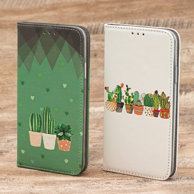 TelForceOne Smart Trendy Cactus 2 hinta ja tiedot | Puhelimen kuoret ja kotelot | hobbyhall.fi