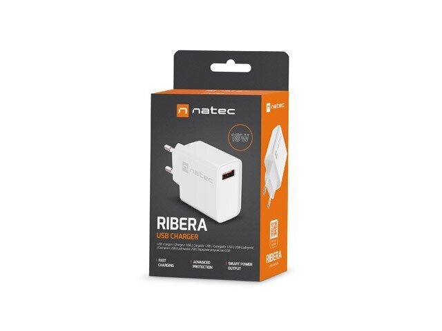 Natec Ribera hinta ja tiedot | Puhelimen laturit | hobbyhall.fi