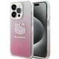 Hello Kitty Asia iPhone 15 Pro 6.1 vaaleanpunainen hardcase IML Gradientti Electrop Kitty asia Head varten hinta ja tiedot | Puhelimen kuoret ja kotelot | hobbyhall.fi