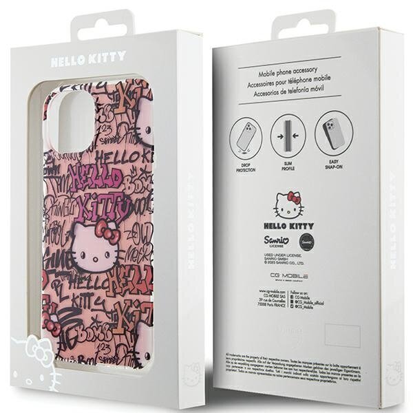 Hello Kitty dėklas skirtas Apple iPhone 15 hinta ja tiedot | Puhelimen kuoret ja kotelot | hobbyhall.fi