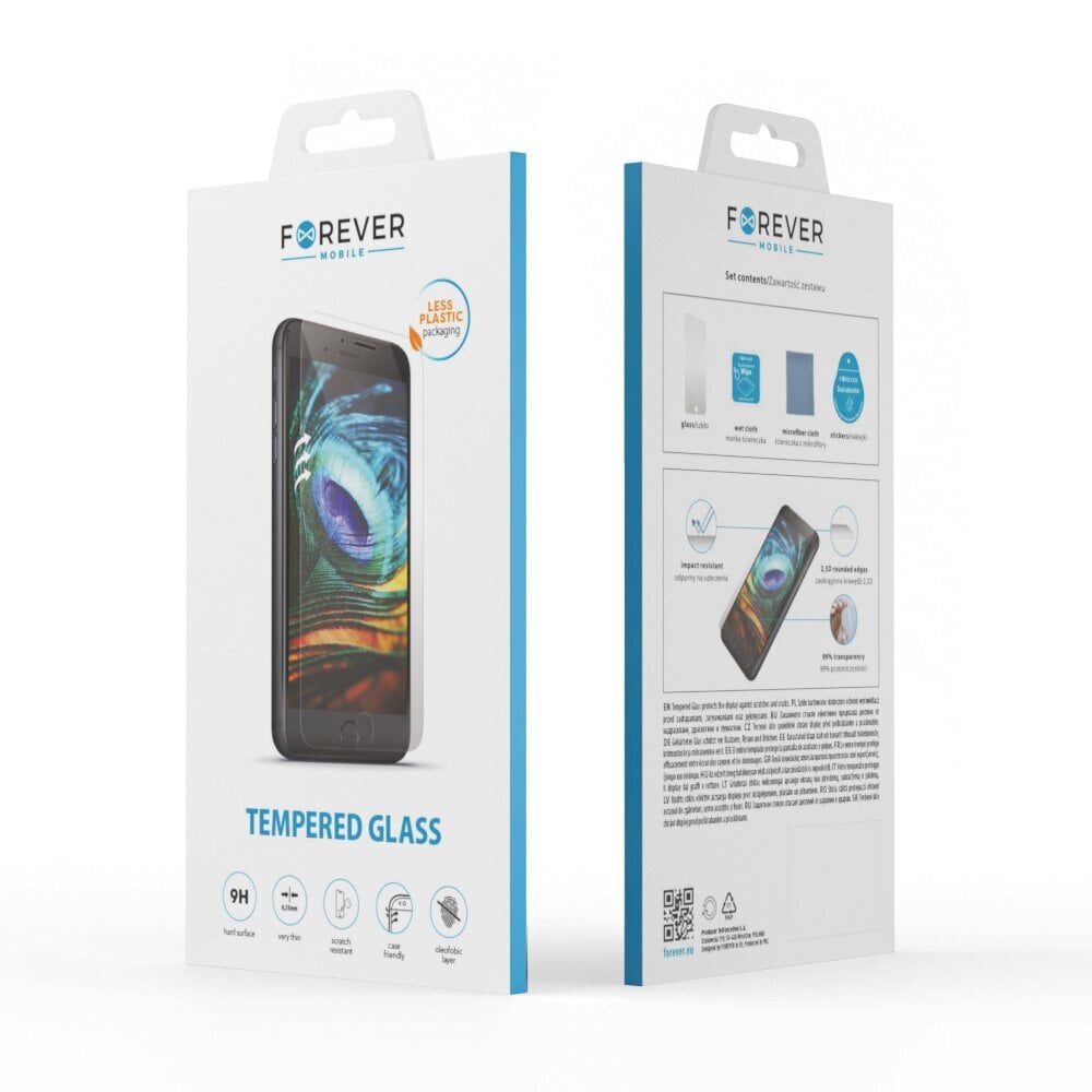 Forever tempered glass 2,5D hinta ja tiedot | Näytönsuojakalvot ja -lasit | hobbyhall.fi