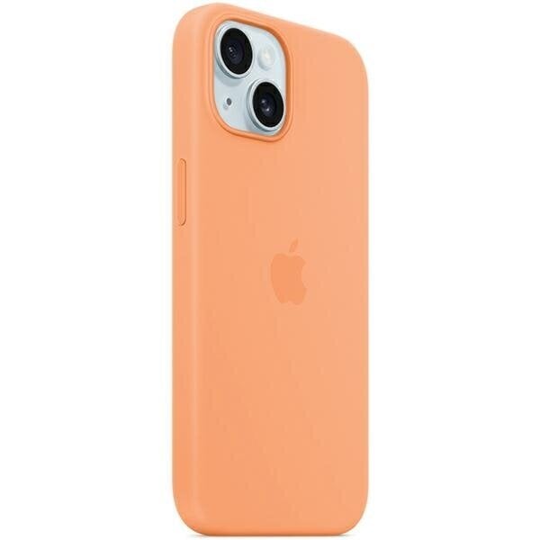 APPLE iPhone 15 Silicone Case with MagSafe - Orange Sorbet hinta ja tiedot | Puhelimen kuoret ja kotelot | hobbyhall.fi