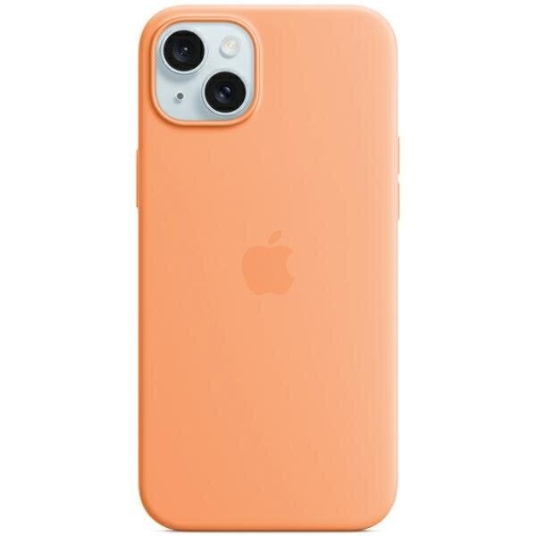 APPLE iPhone 15 Silicone Case with MagSafe - Orange Sorbet hinta ja tiedot | Puhelimen kuoret ja kotelot | hobbyhall.fi