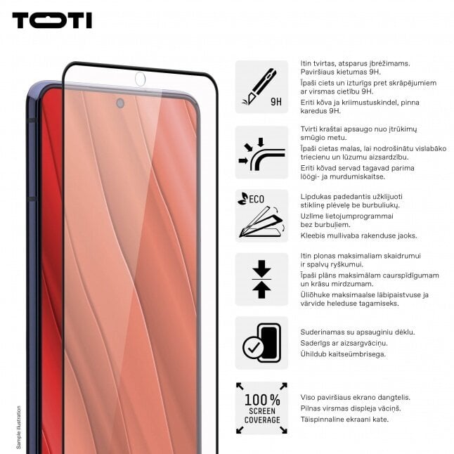 Toti Premium Samsung Galaxy S24 hinta ja tiedot | Näytönsuojakalvot ja -lasit | hobbyhall.fi