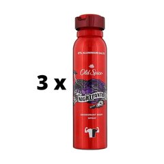 Deodorantti Old Spice Night Panther, 150 ml, 3 kpl hinta ja tiedot | Old Spice Hajuvedet ja kosmetiikka | hobbyhall.fi