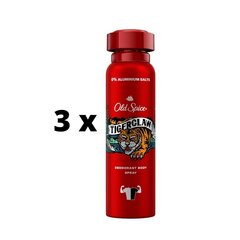 Deodorantti Old Spice Tiger Claw, 150 ml, 3 kpl hinta ja tiedot | Old Spice Hygieniatuotteet | hobbyhall.fi