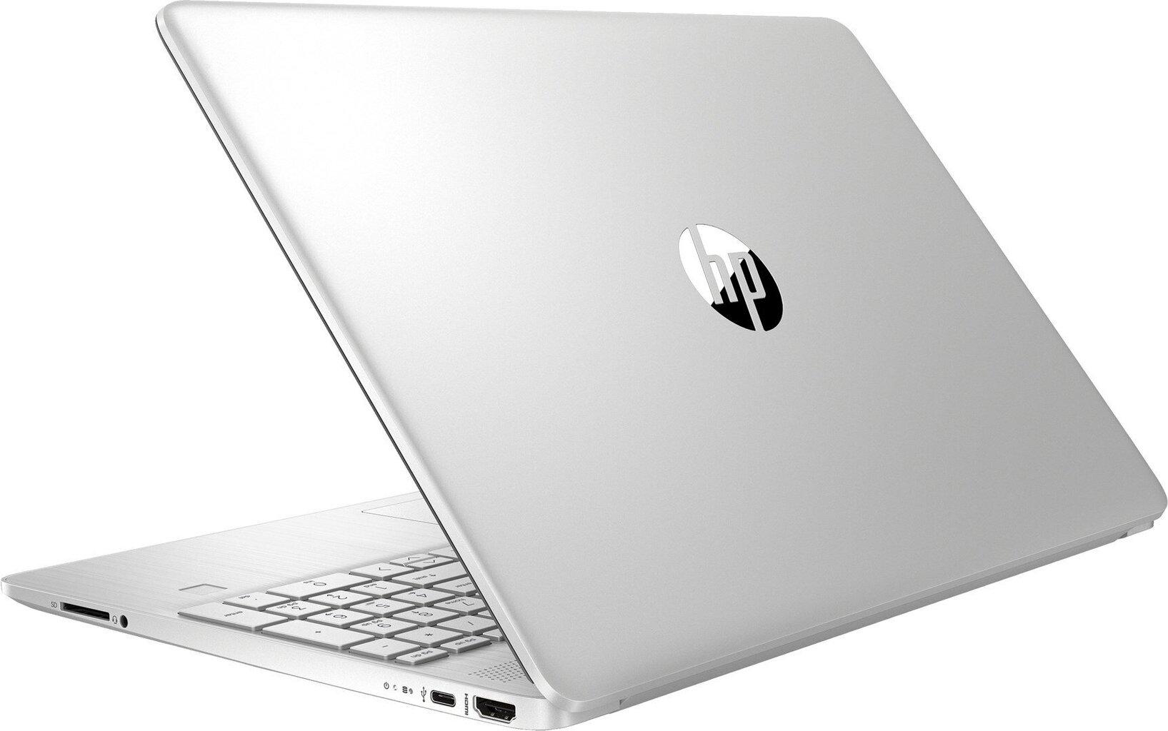 HP 15s-eq2134nw AMD Ryzen 7 5700U, RAM 8GB, 512 SSD Radeon RX Vega 8, Windows 11, Silver hinta ja tiedot | Kannettavat tietokoneet | hobbyhall.fi