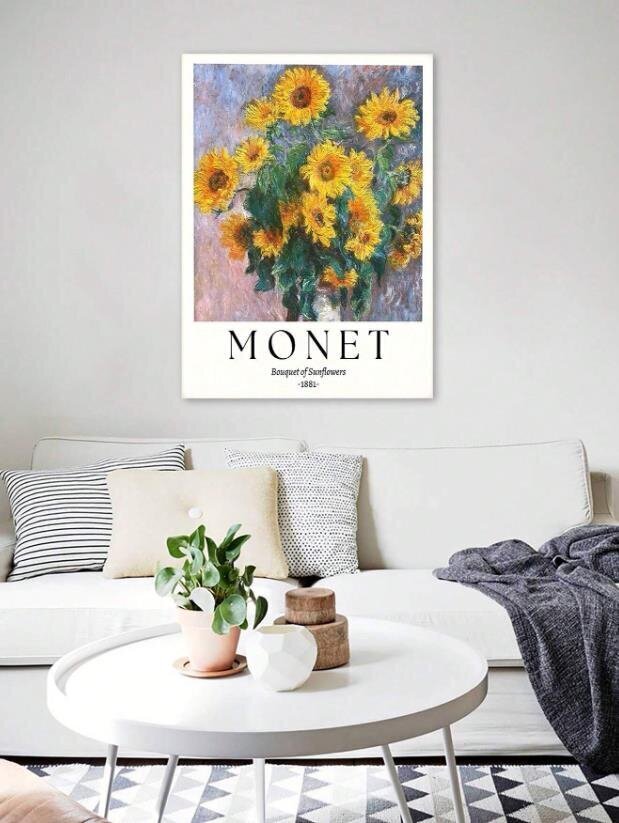 Monet maalauksen jäljennös kankaalle, 30cmx40cm hinta ja tiedot | Taulut | hobbyhall.fi