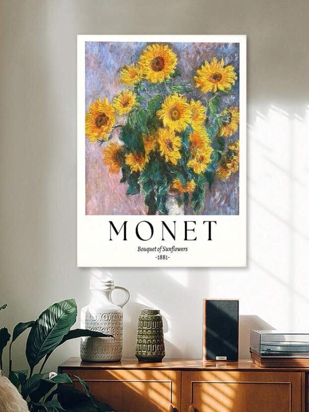 Monet maalauksen jäljennös kankaalle, 30cmx40cm hinta ja tiedot | Taulut | hobbyhall.fi