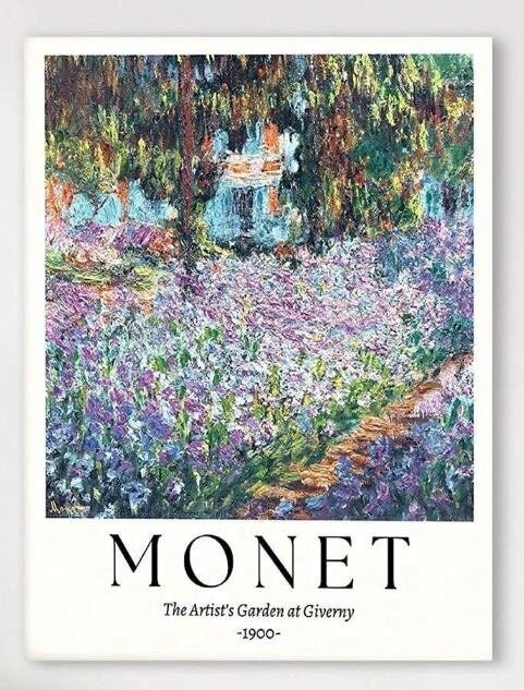 Monet maalauksen jäljennös kankaalle, 20cmx30cm hinta ja tiedot | Taulut | hobbyhall.fi