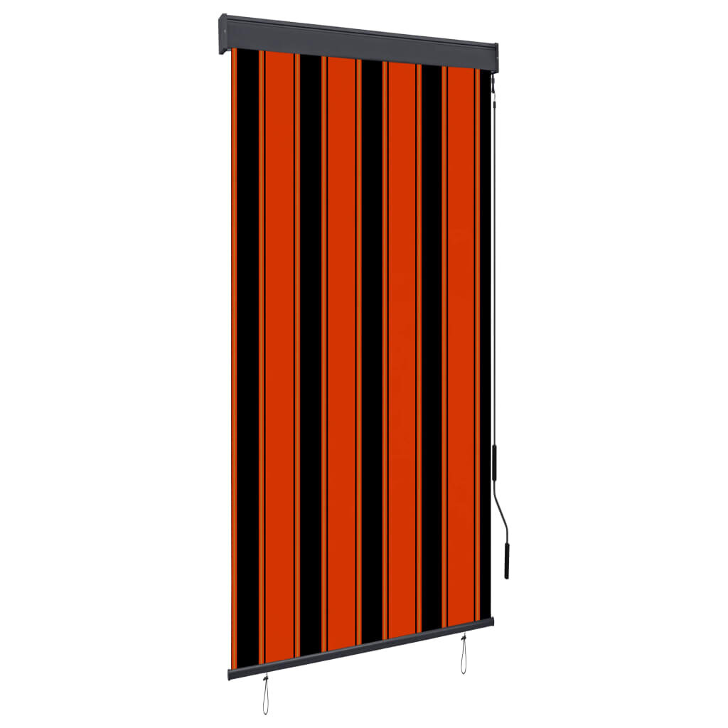 vidaXL Ulkorullaverho 80x250 cm oranssi ja ruskea hinta ja tiedot | Rullaverhot | hobbyhall.fi