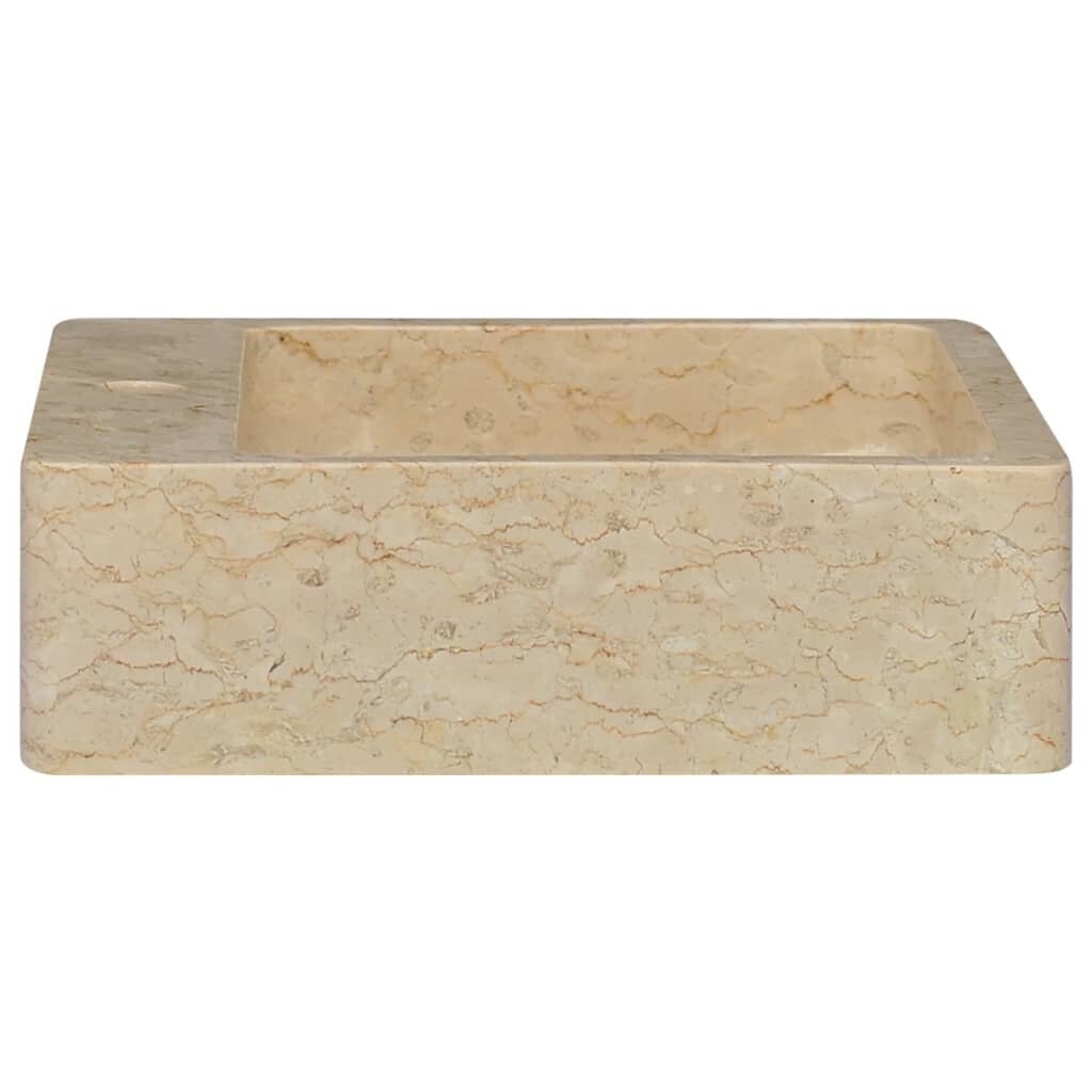 vidaXL Pesuallas kerma 40x40x12 cm marmori hinta ja tiedot | Pesualtaat | hobbyhall.fi