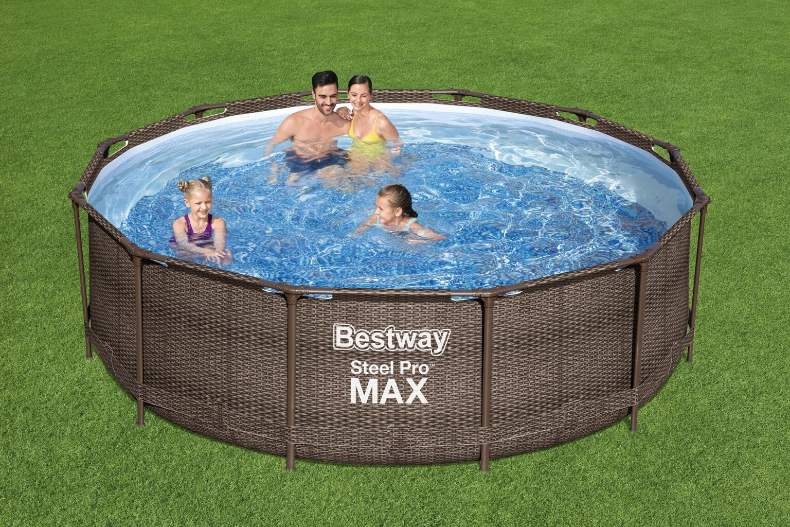 Allas kehyksellä Bestway Steel Pro Max Swim Vista 366x100 cm, suodattimella. hinta ja tiedot | Uima-altaat | hobbyhall.fi