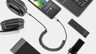 Audiokaapeli, 3,5 mm, 100 cm hinta ja tiedot | Kaapelit ja adapterit | hobbyhall.fi