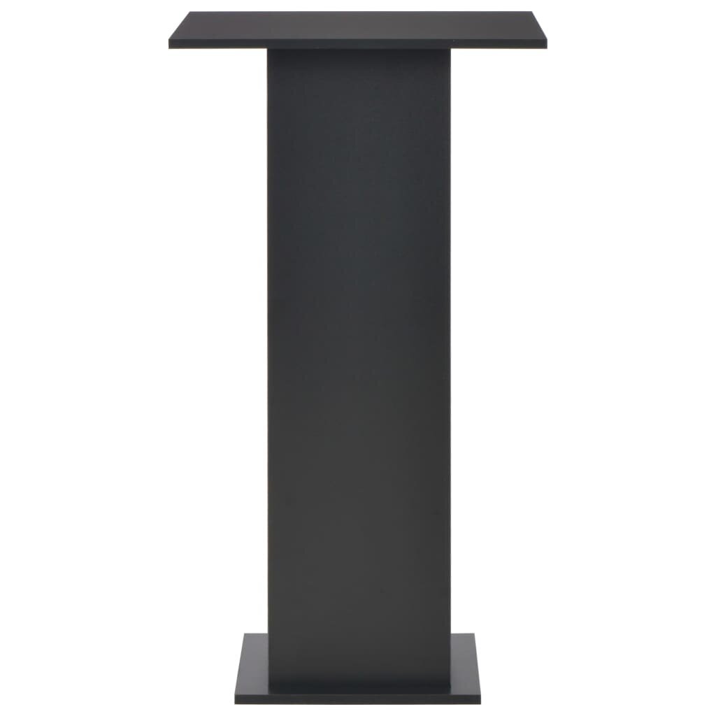 vidaXL Baaripöytä musta 60x60x110 cm hinta ja tiedot | Ruokapöydät | hobbyhall.fi