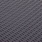 vidaXL Sivupöytä mokka 54x54x36,5 cm muovi hinta ja tiedot | Puutarhapöydät | hobbyhall.fi