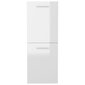vidaXL Kylpyhuonekaappi korkeakiilto valkoinen 30x30x80 cm lastulevy hinta ja tiedot | Kylpyhuonekaapit | hobbyhall.fi