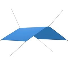 vidaXL Suojapeite ulkokäyttöön 4x4 m sininen hinta ja tiedot | Aurinkovarjot ja markiisit | hobbyhall.fi