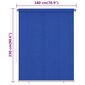 vidaXL Rullaverho ulkotiloihin 180x230 cm sininen HDPE hinta ja tiedot | Kaihtimet | hobbyhall.fi