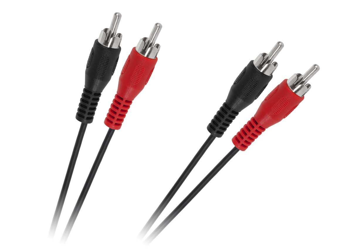 kaapeli 2 x rca - 2 x rca 5 m standardi hinta ja tiedot | Kaapelit ja adapterit | hobbyhall.fi