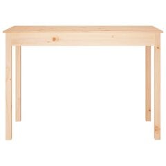 vidaXL Ruokapöytä 110x55x75 cm täysi mänty hinta ja tiedot | Ruokapöydät | hobbyhall.fi
