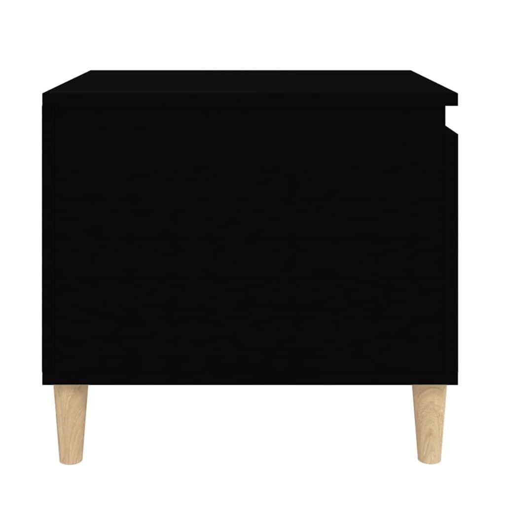 vidaXL Sohvapöytä, musta, 100x50x45 cm, tekninen puu hinta ja tiedot | Sohvapöydät | hobbyhall.fi