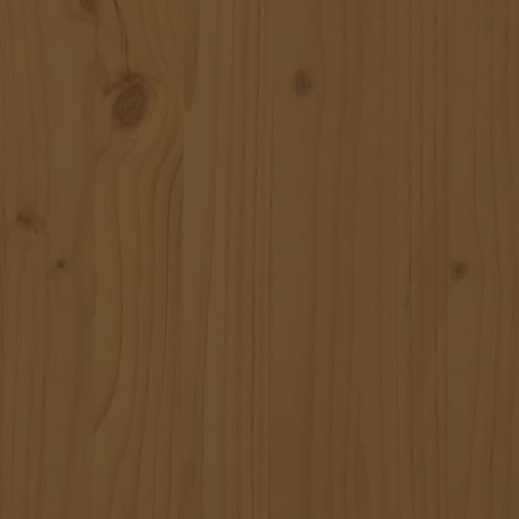 vidaXL Kasviteline hunajanruskea 104,5x25x109,5 cm täysi mänty hinta ja tiedot | Kukkatelineet ja kukkapöydät | hobbyhall.fi