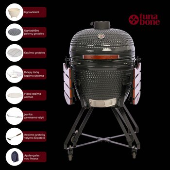 TunaBone Kamado classic 23 grilli, L hinta ja tiedot | Grillit | hobbyhall.fi