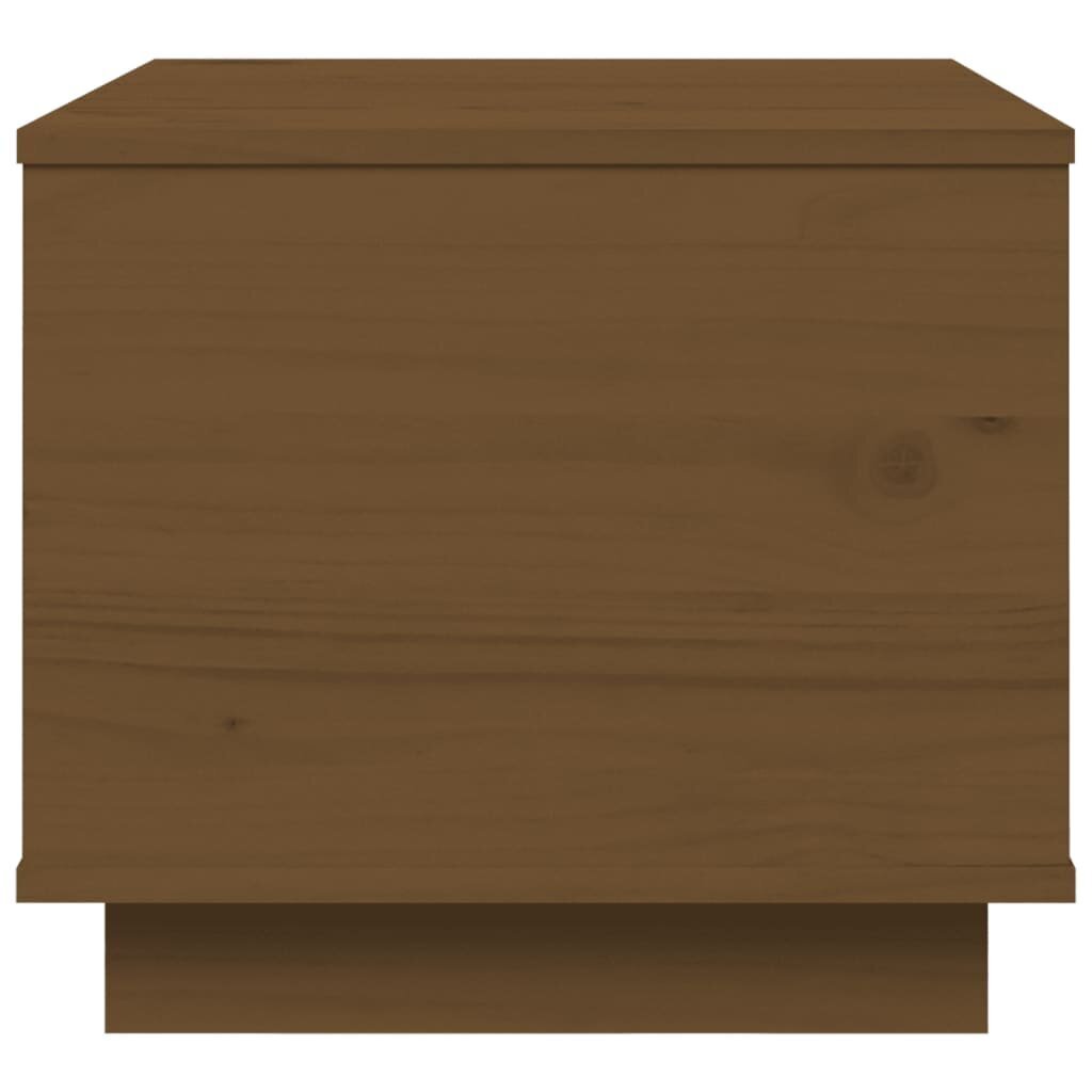 vidaXL Sohvapöytä hunajanruskea 40x50x35 cm täysi mänty hinta ja tiedot | Sohvapöydät | hobbyhall.fi