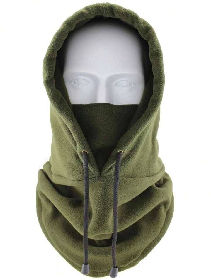 Fleecekankainen balaclava, Electronics LV-255, tummanvihreä hinta ja tiedot | Miesten hatut, huivit ja käsineet | hobbyhall.fi