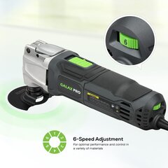 GALAX PRO yleisleikkuri, 260 W, 6 säädettävää nopeutta, 15 000-22 000 RPM, 39 kappaletta hinta ja tiedot | GALAX PRO Kodin remontointi | hobbyhall.fi