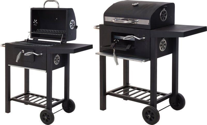 Grilli BBQ, 96x36x48,5 cm, musta