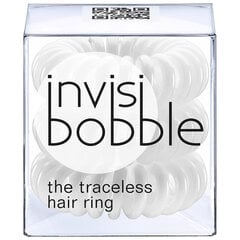 Hiuslenkki Invisibobble 3 kpl, valkoinen hinta ja tiedot | Hiustarvikkeet | hobbyhall.fi