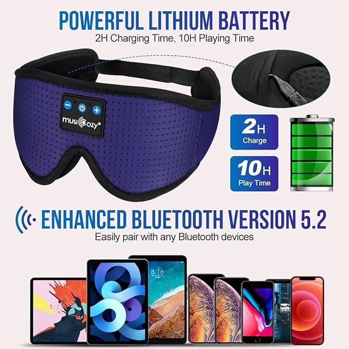 Unimaski Bluetooth-kuulokkeilla hinta ja tiedot | Kuulokkeet | hobbyhall.fi