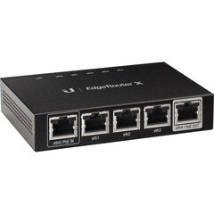 Ubiquiti EdgeRouter ER-X 5 Gigabit RJ45 ports, 1x24V Passive PoE Passthrough hinta ja tiedot | Reitittimet ja modeemit | hobbyhall.fi