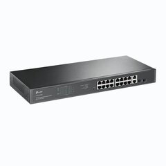 TP-LINK Switch TL-SG1218MP Unmanaged, Rack Mountable, 10/100 Mbps (RJ-45) ports quantity 18, PoE+ ports quantity 16 hinta ja tiedot | Verkkokytkimet | hobbyhall.fi